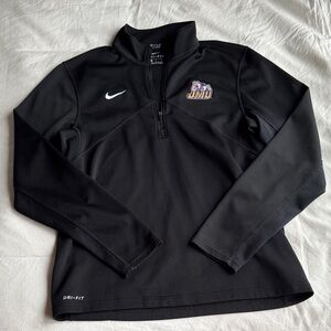 Nike Black JMU Quarter-Zip Pullover